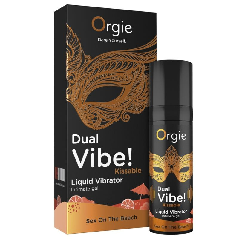 Orgie - dual vibe! sex on the beach kissable liquid vibrator 15 ml 2