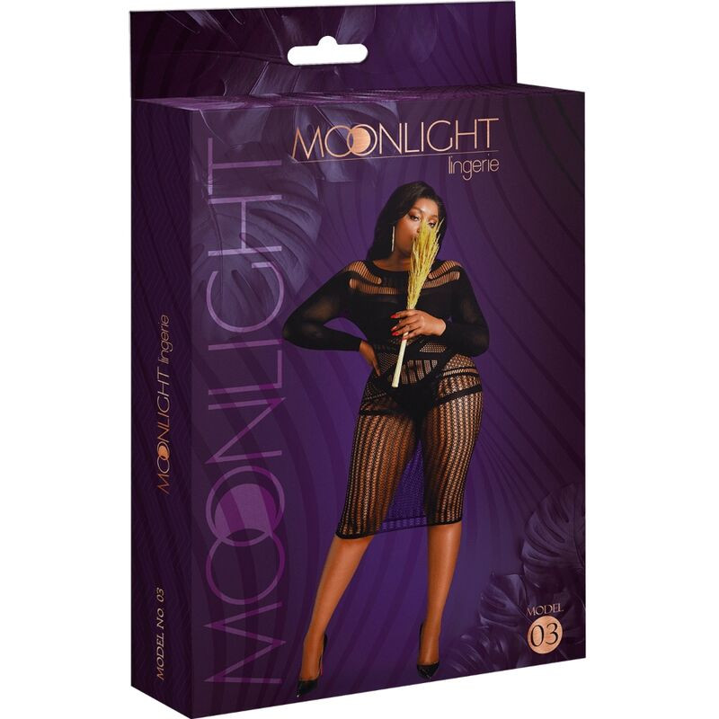 Moonlight - Model 3 Dress Black Plus Size 2