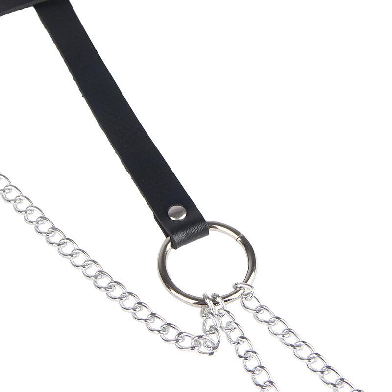 Subblime - Leather Ring Chainbelt Black One Size