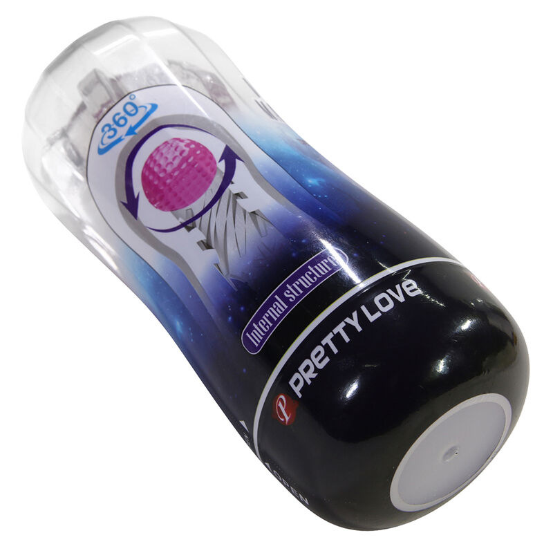 Pretty love - 360º textured masturbation cup clear 2