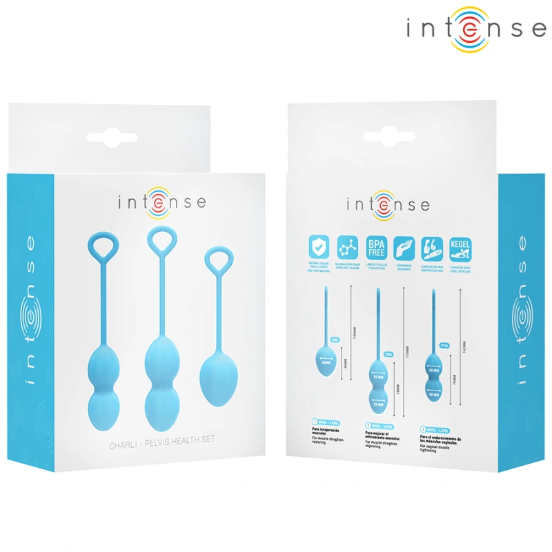 Intense - charli kegel ball kit ocean blue 6