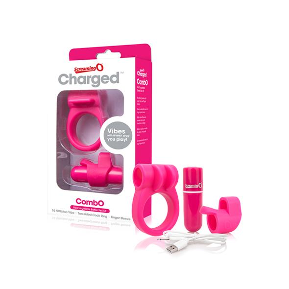 The Screaming O - Charged Combo Kit #1 Pink