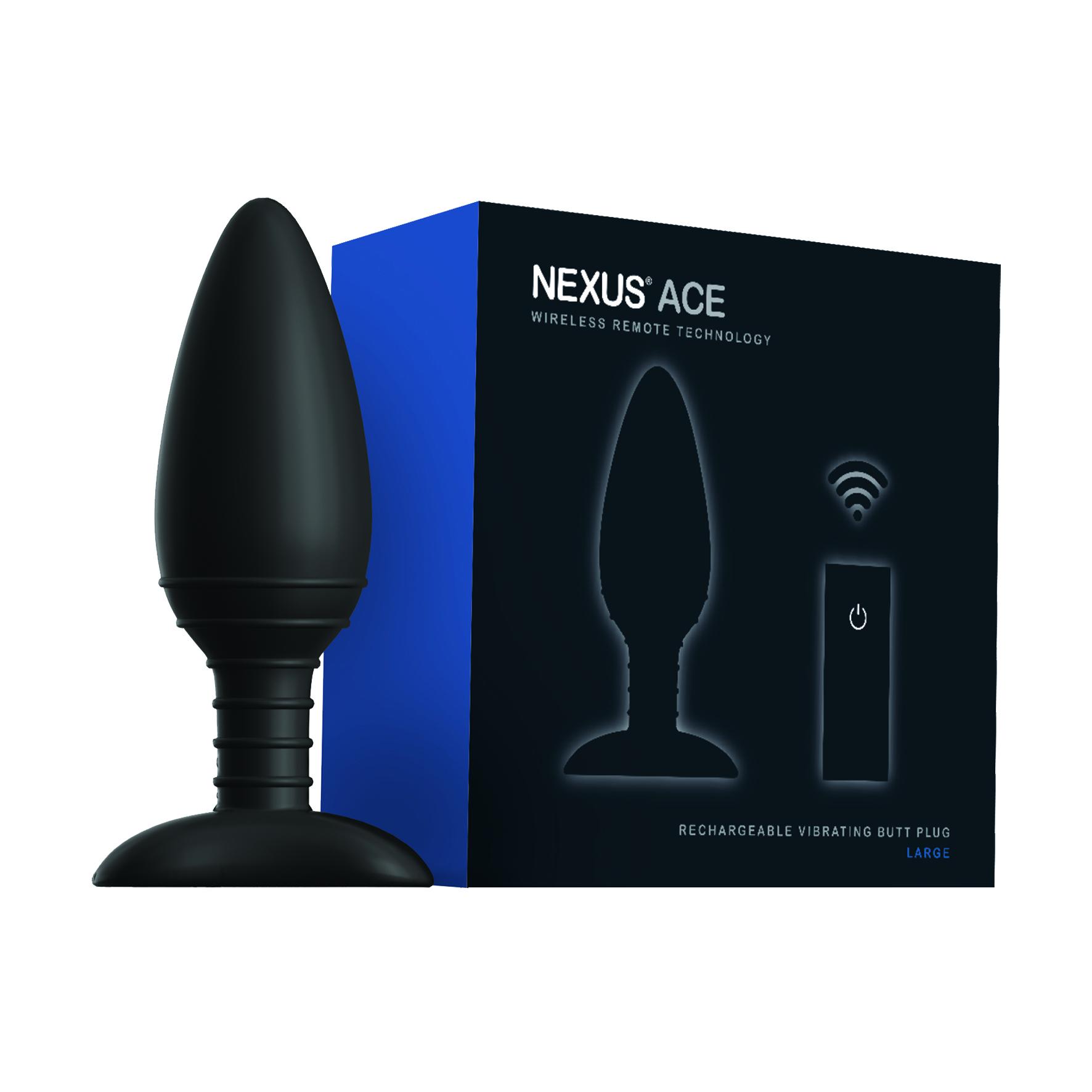 Nexus - Ace Remote Control Vibrating Butt Plug L - Vibračný Análny Kolík