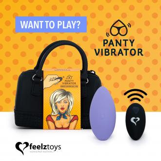 Feelztoys - Panty Vibe Remote Controlled Vibrator Pink - Vibrátor Do Nohavičiek