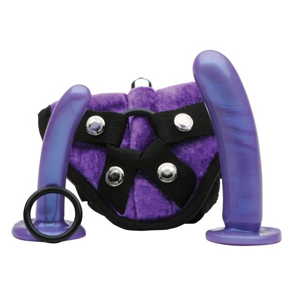 Tantus - Bend Over Beginner Harness Kit Purple Haz