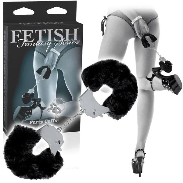 Fetish Fantasy Limited Edition Furry Cuffs Black - Putá