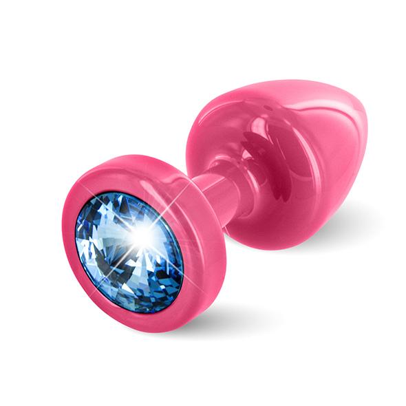 Diogol - Anni Butt Plug Round Pink & Blue 25 Mm