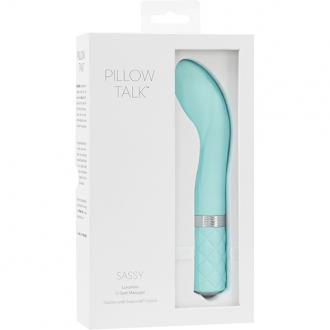 Pillow Talk - Sassy G-Spot Modrozelený - Vibrátor
