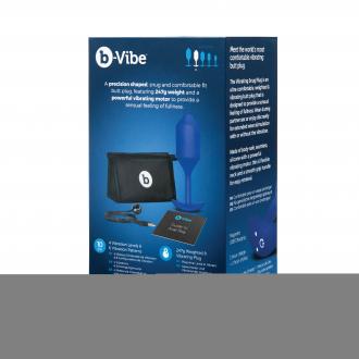 B-Vibe - Vibrating Snug Plug Xl Navy
