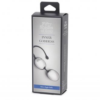 Fifty Shades Of Grey - Inner Goddess Silver Jiggle Balls 67g - Venušiné Guličky