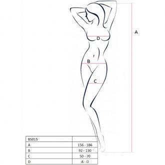 Passion Bs015 Bodystockings Biela 1