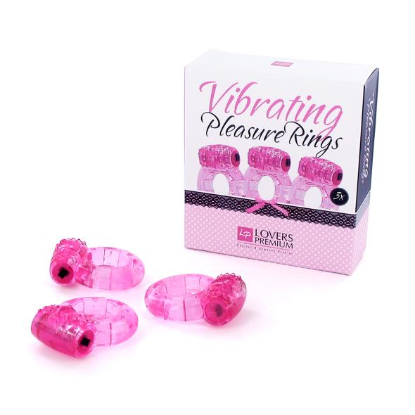 Loverspremium - Pleasure Rings Pink (3 Pcs)