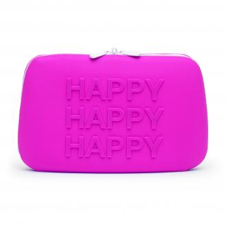Happy Rabbit - Happy Storage Zip Bag Large Pink