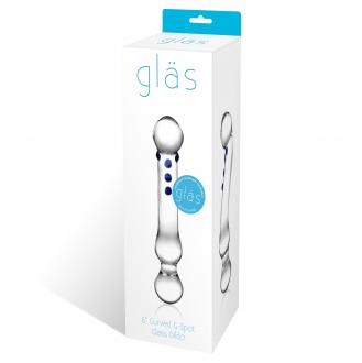 Glas - Curved G-Spot Glass - Sklenené Dildo
