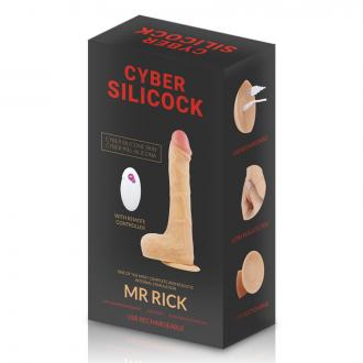 Cyber Silicock Realistico Control Remoto Mr Rick - Vibrátor