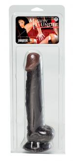 Mighty Pounder 24cm Realistic Black - Penis