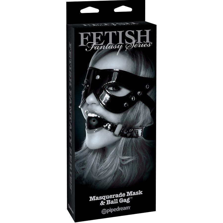 Fetish Fantasy Limited Edition Nasquerade Mask & Ball - Set Maska A Náhubok