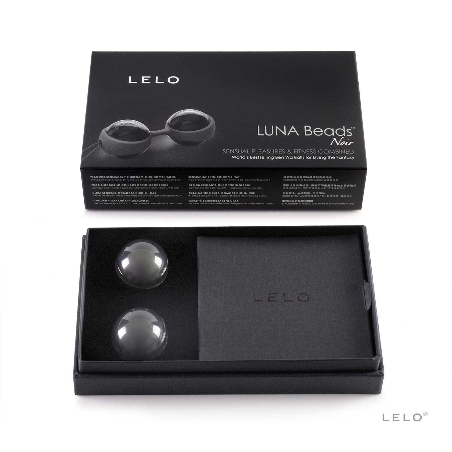 Lelo - Luna Beads Noir - Venušine Guličky