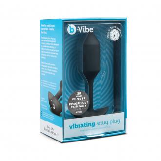 B-Vibe - Vibrating Snug Plug M Black