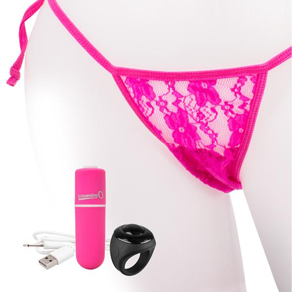 The Screaming O - Charged Remote Control Panty Vibe Pink - Vibračné Nohavičky