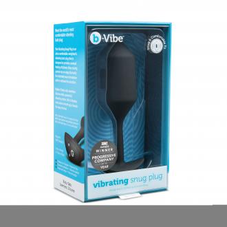 B-Vibe - Vibrating Snug Plug Xl Black