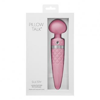 Pillow Talk - Sultry Wand Massager Pink - Masážna Hlavica S Vibrátorom