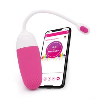 Magic Motion - Vini App Controlled Love Egg Pink - Vibračné Vajíčko