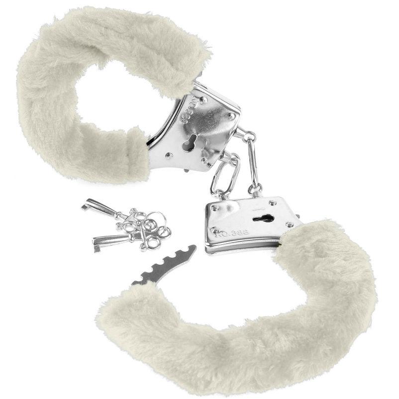 Fetish Fantasy Furry Cuffs White - Putá