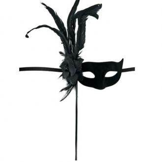 Mascara Veneciana Orfeo Con Soporte - Zvodná Maska