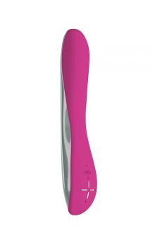 OVO - E4 RECHARGEABLE VIBRATOR FUCHSIA SILVER