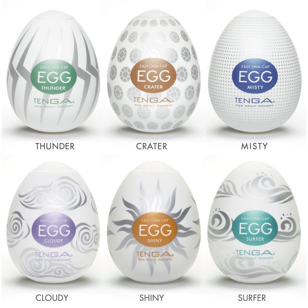 Tenga - Egg 6 Styles Pack Serie 2 - Masturbátory
