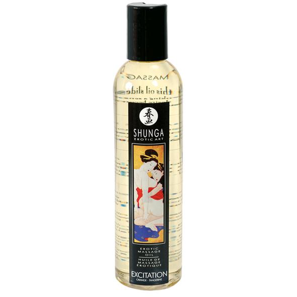 Shunga - Massage Oil Excitation (Pomaranč) 250ml - Masážny Olej