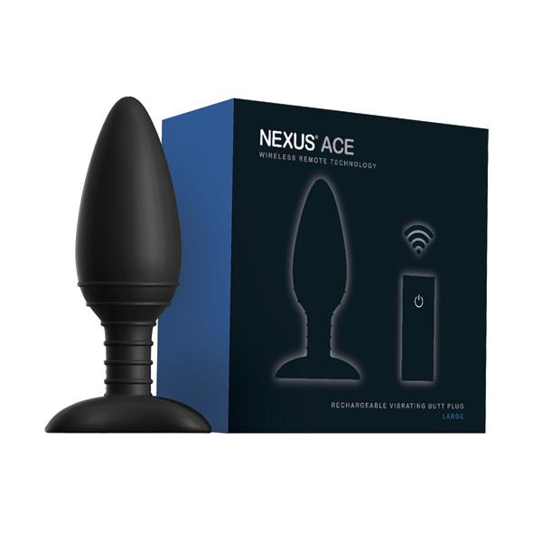 Nexus - Ace Remote Control Vibrating Butt Plug L - Vibračný Análny Kolík