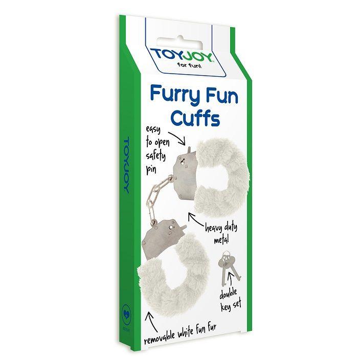 Furry Fun Cuffs Lecherous White - Putá