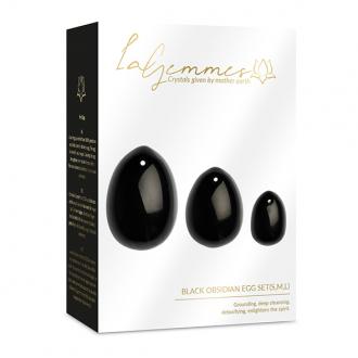 La Gemmes - Yoni Egg Black Obsedian (L)