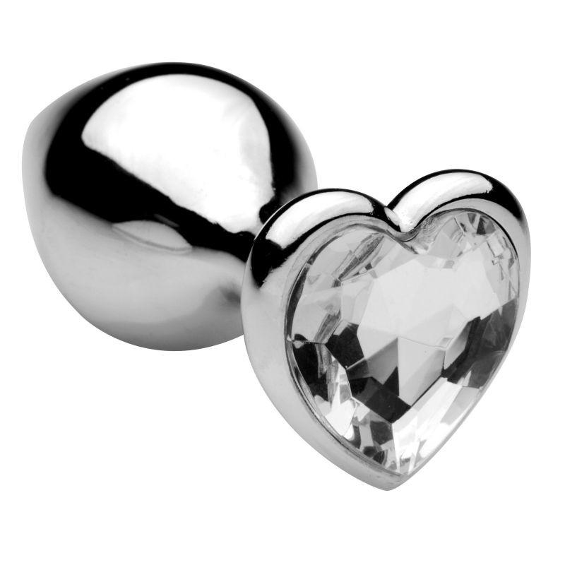 Toyz4lovers Plug Anale Heart Small Clear - Análny Kolík