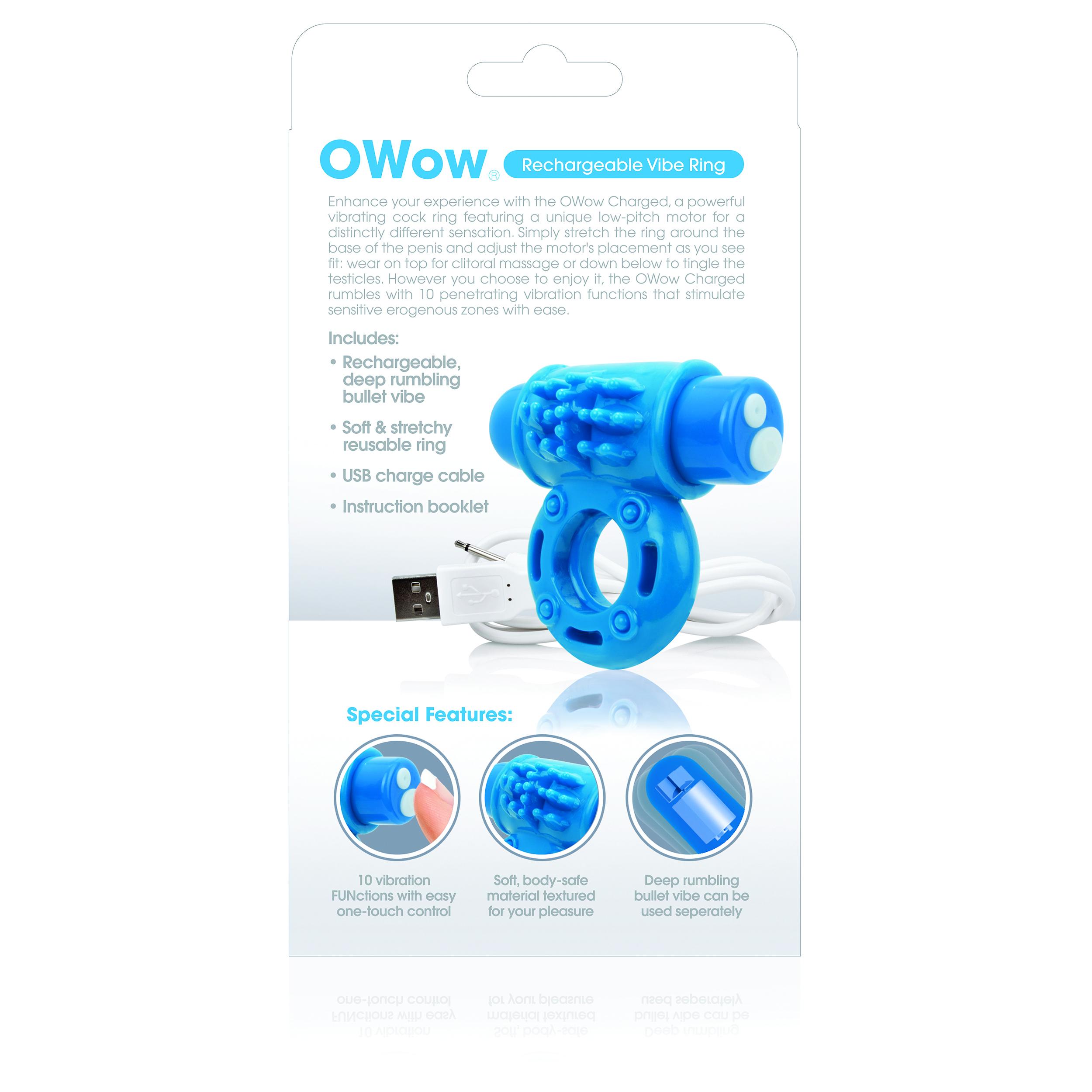 The Screaming O - Charged Owow Vooom Mini Vibe Blue