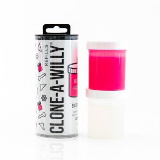 Clone-A-Willy - Refill Glow In The Dark Hot Pink Silicone