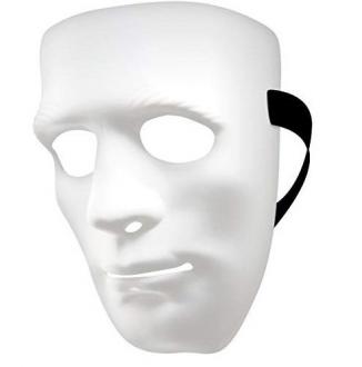Mascara Veneciana Don Juan Blanco - Maska