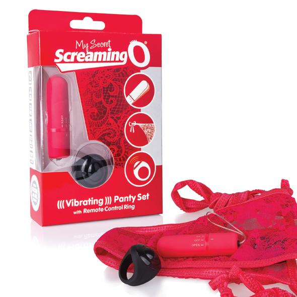 The Screaming O - Remote Control Panty Vibe Red - Vibračné Nohavičky 1
