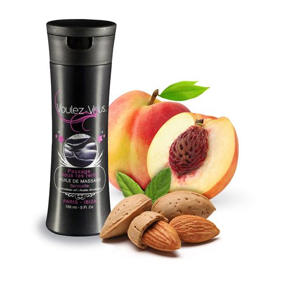 Voulez-Vous Massage Oil Almond Peach 150ml - Masážny Olej