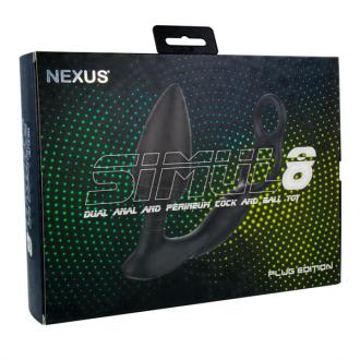 Nexus - Simul8 Plug Edition Vibrating Dual Motor Anal Cock & Ball Toy - Masér Prostaty