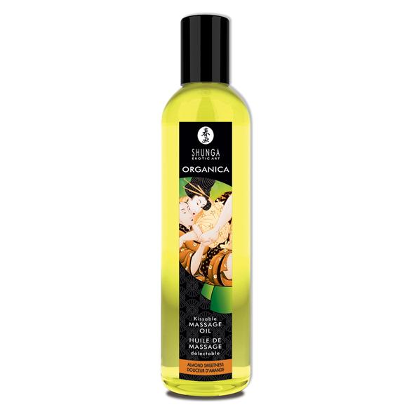 Shunga - Massage Oil Organic Almond Sweetness  (Mandle) 250ml - Masážny Olej