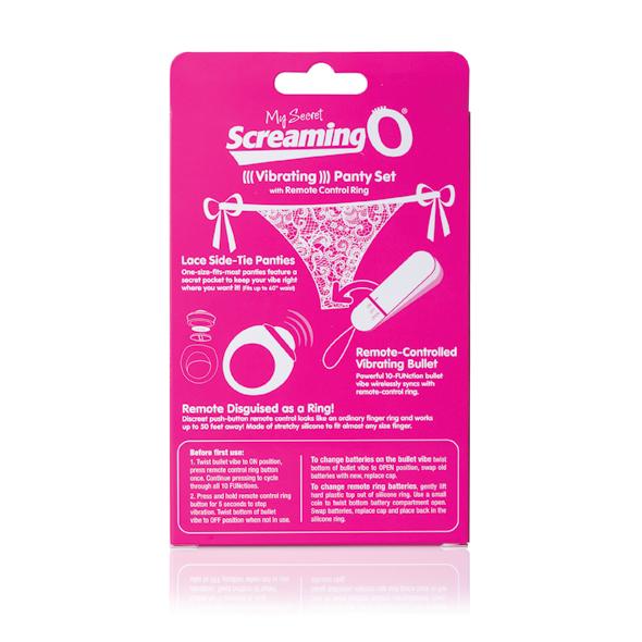 The Screaming O - Remote Control Panty Vibe Pink - Vibračné Nohavičky